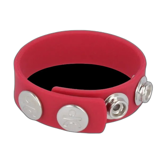 Titus Silicone Cock & Ball Strap Red