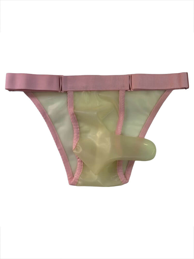 Men's Seamless Bullet-Separating Latex Briefs