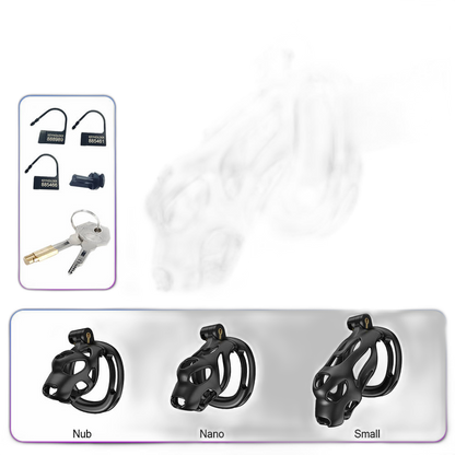 Guard Dog - Male Chastity Cage with Belt