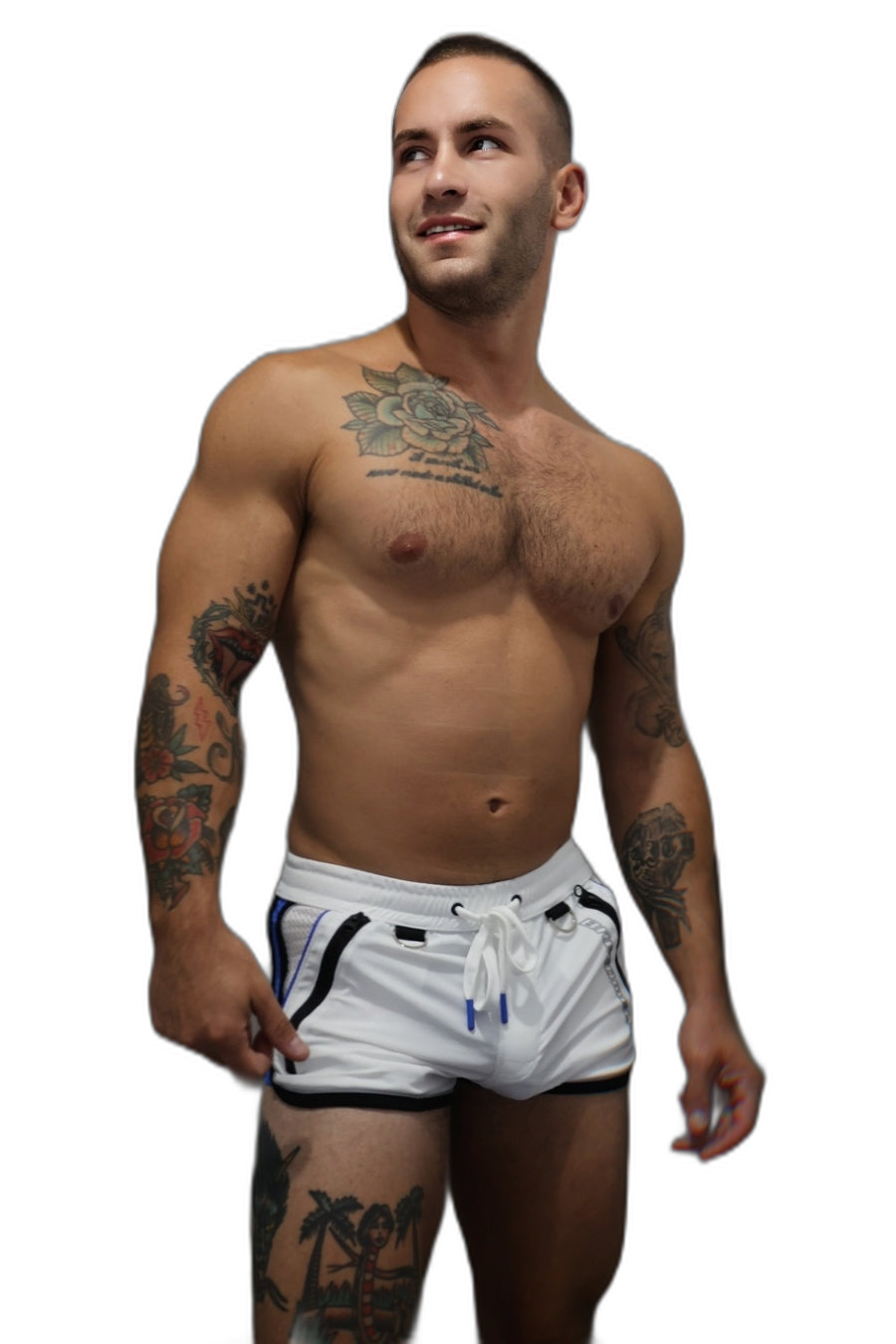 Breedwell Gymnetixxx Shorts White
