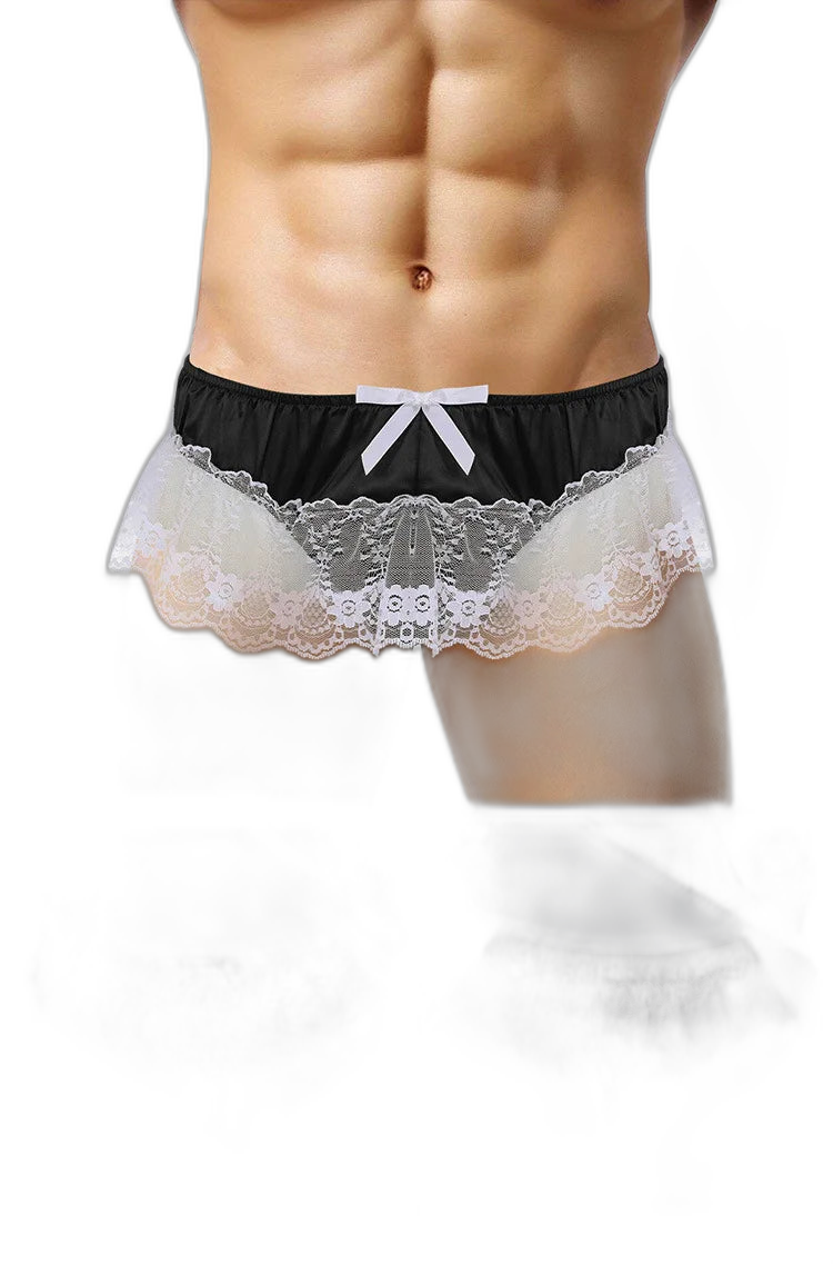 Bow & Lace Sissy Panties