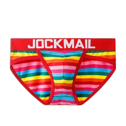 Jockmail Striped Briefs