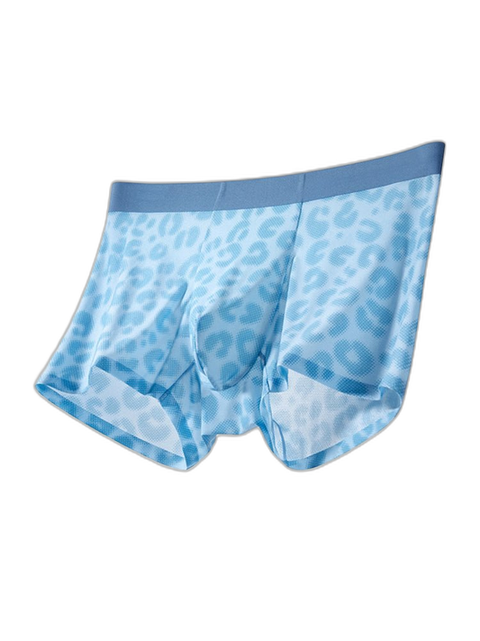 3 Pack Men's Ultra-Thin Ice Silk Trunks