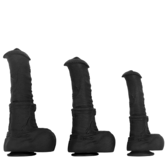 ruff GEAR Silicone Dark Horse Realistic Dildo 13.2 Inch