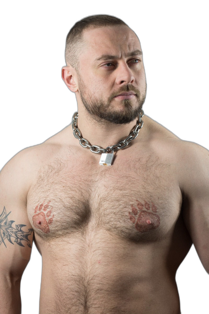 ruff GEAR Pitbull Chain 6mm with 30mm Master Lock