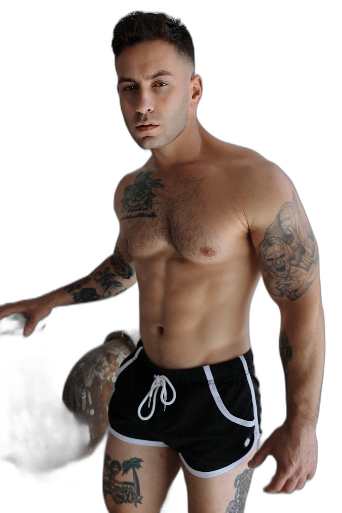 Breedwell Retro Remix Shorts Black