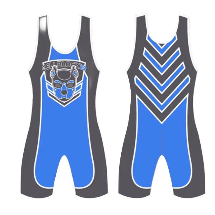 Cell Block 13 Spitfire Singlet Blue
