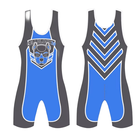Cell Block 13 Spitfire Singlet Blue