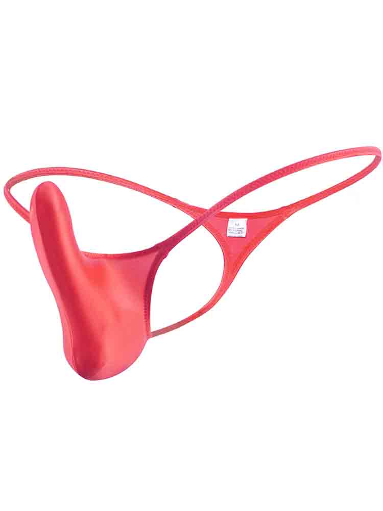 Men's Glossy Sexy Thin Strap Thong