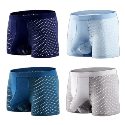 4 Pack Breathable Mesh Ball Pouch Underwear