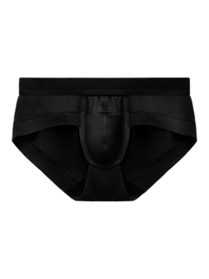 Aoelemen 4 Pack Men's Breathable U Convex Pouch Briefs