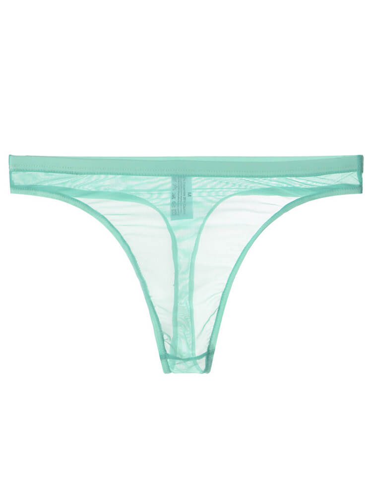Men's Sexy Ultra-Thin Mesh Transparent Thong