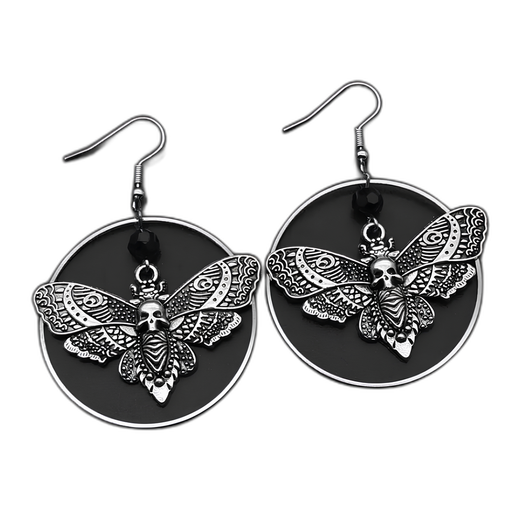 Halo Moth Earrings