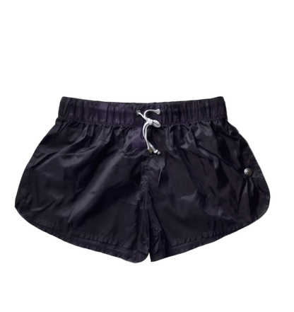 Dog & Master Low Waist Translucent Shorts Deep Purple