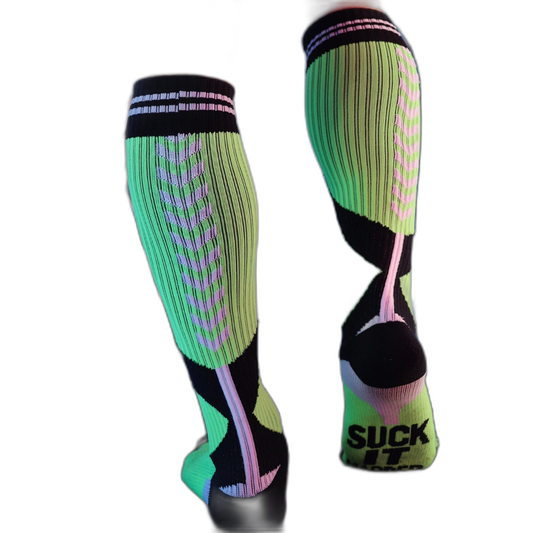 Breedwell Sucker Socks Neon Green