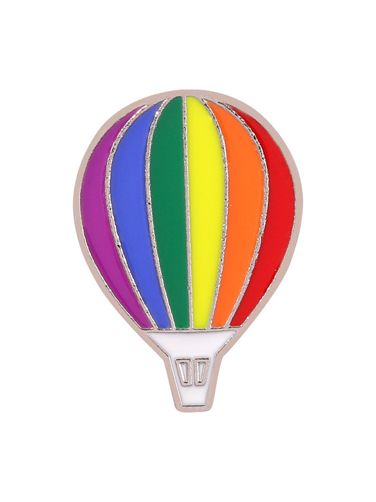 Lgbt Creative Love Flag Hot Air Balloon Pin