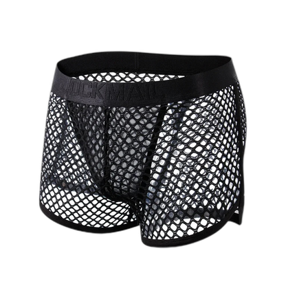 Jockmail 'Reveal All Fishnet' Underwear Shorts