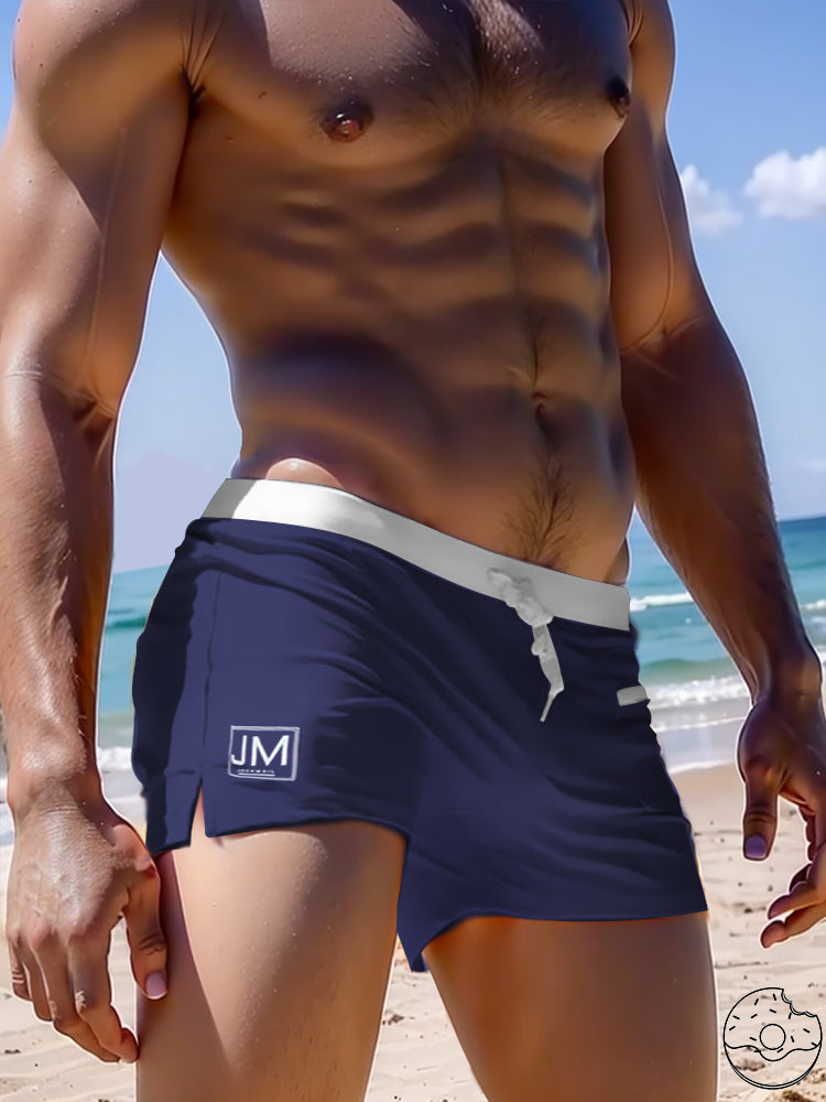 Men's Low Waist Swimming Trunks