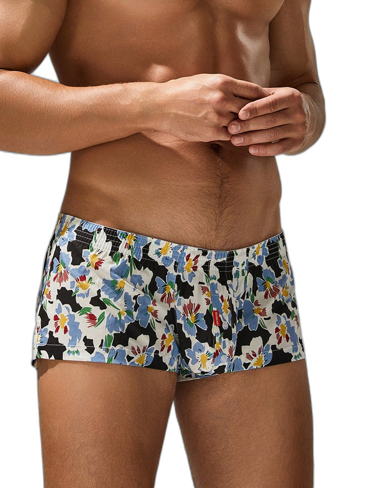 2 Pack Men's Printed Pure Cotton Trunks