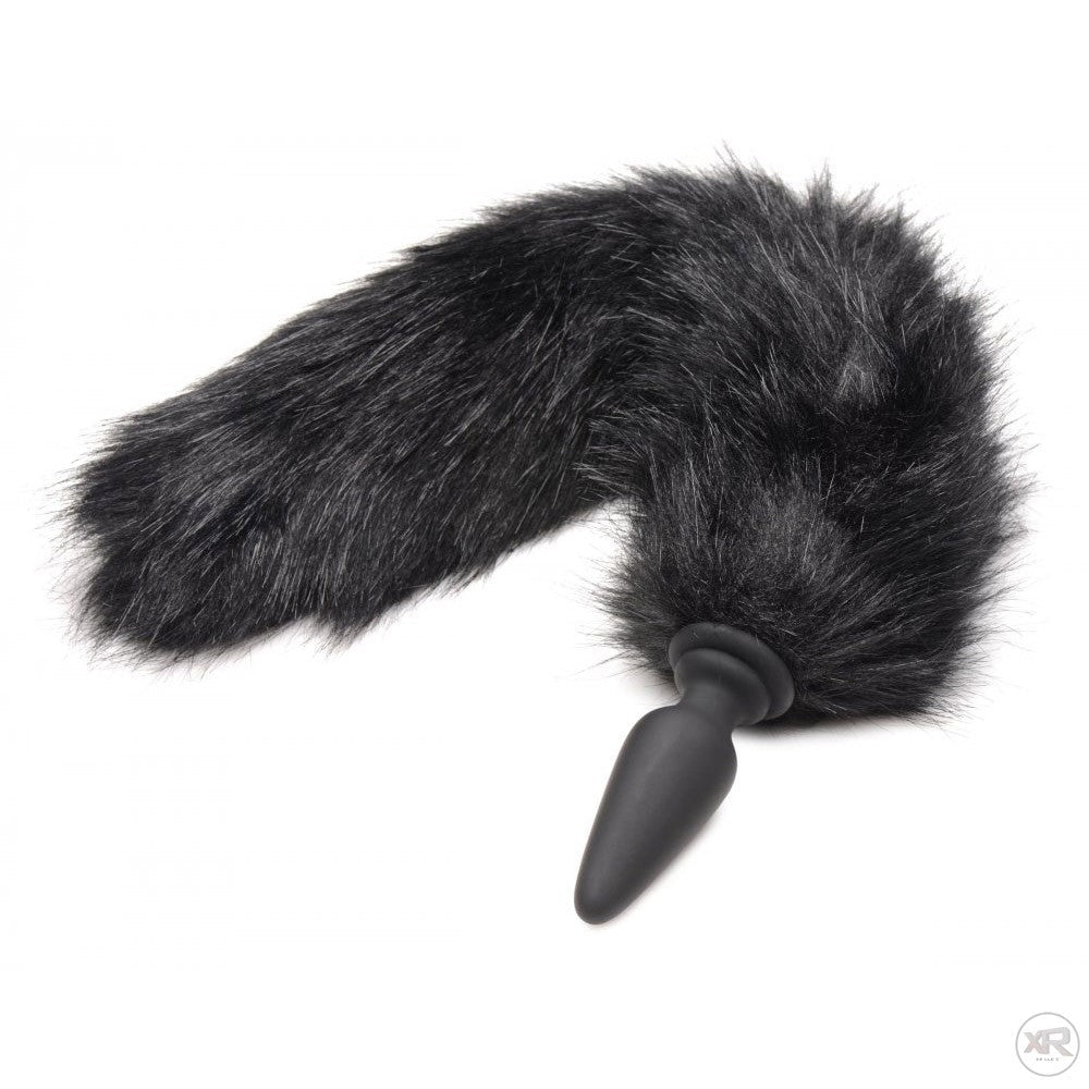 Large Anal Plug with Interchangeable Fox Tail