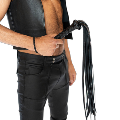 ruff GEAR Leather Queen Flogger 28 Inch