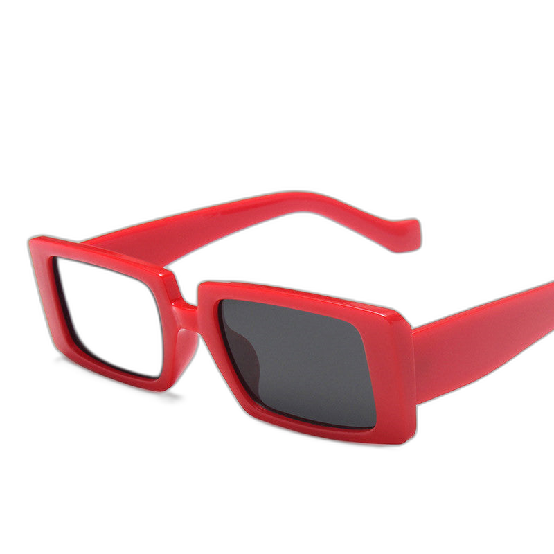 Retro Rectangle Frame Sunglasses