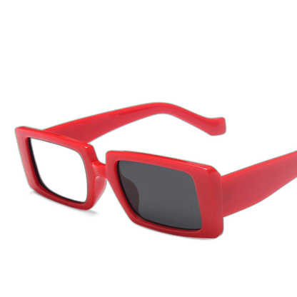 Retro Rectangle Frame Sunglasses