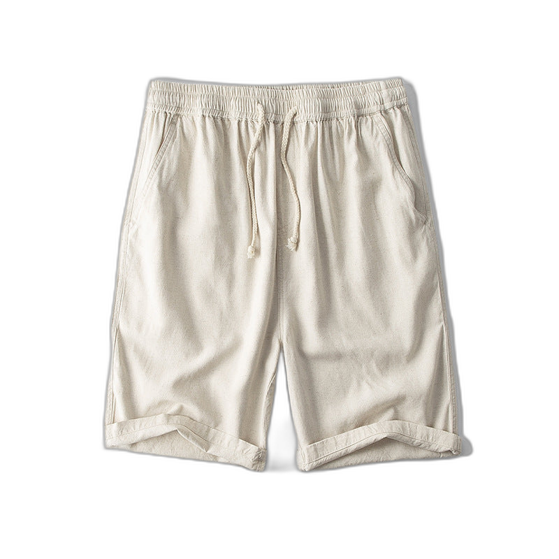 Rustic Breeze Linen Shorts