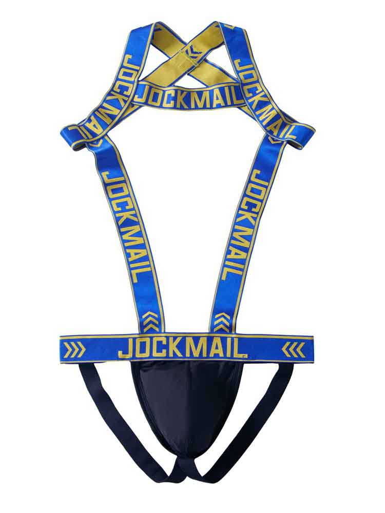 Jockmail Stretch Double Thong Harness Jockstrap