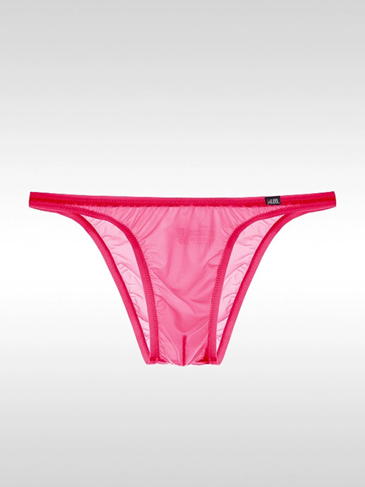 Men's Sexy Low-waist Ultra-thin Ice Silk Briefs