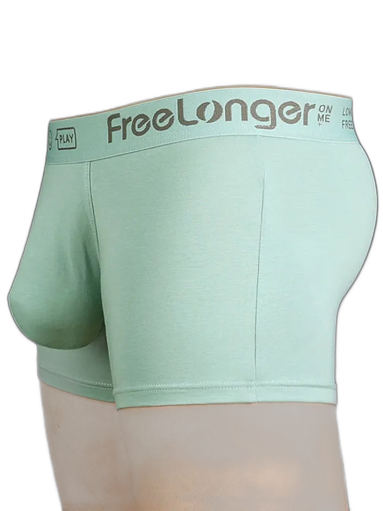 FreeLonger Men’s Soft Cotton Big Pouch Trunks