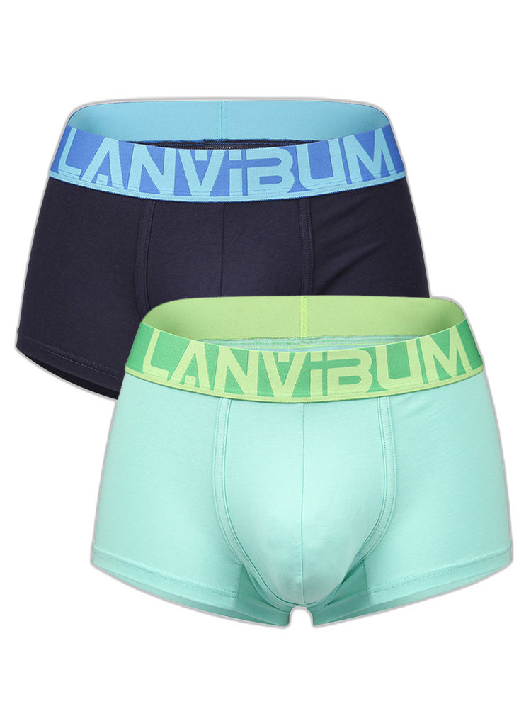 2 Pack Men's Breathable Big Pouch Trunks