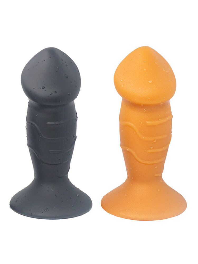 Liquid Silicone Realistic Dildo Suction Anal Plug