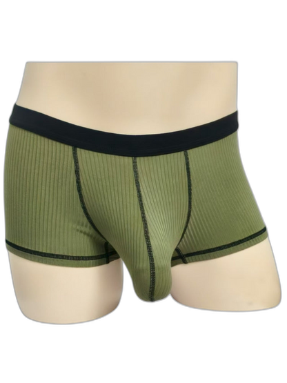 3 Pack Men's Ultra-Thin Cooling Large Supportive Pouch Breathable Low-Rise Trunks