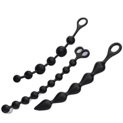 Silicone Anal Bead Rod