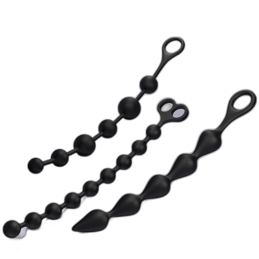 Silicone Anal Bead Rod
