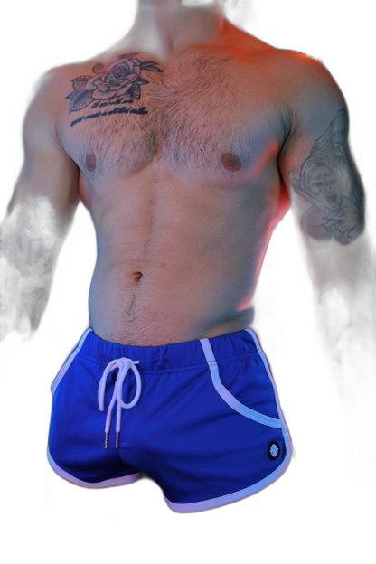 Breedwell Retro Remix Shorts Blue