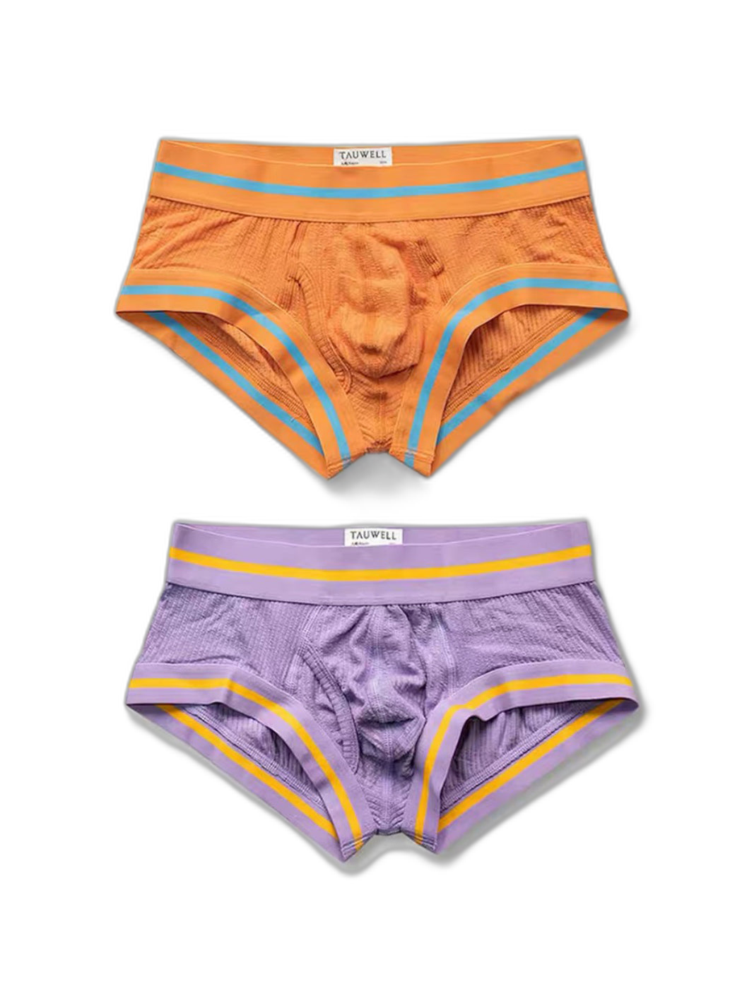 2 Pack Men's Spliced Color Trunks with Functional Fly