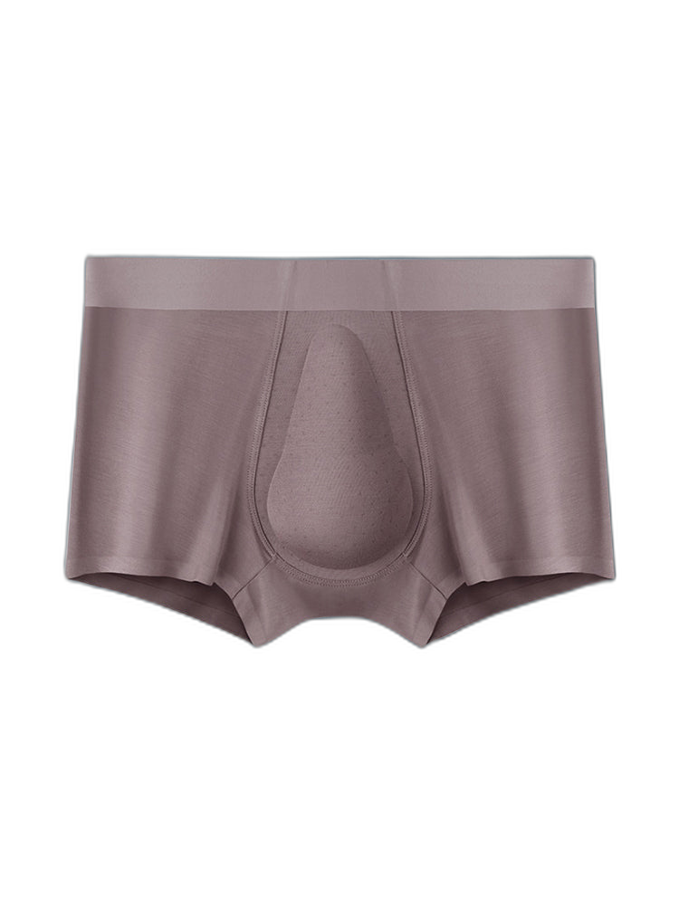 Men's Seamless Trunks with Organic Latex Support Cup