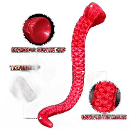 Siren - Fantasy Dildo - Long Tentacle Dildo - Silicone Suction Cup Dildo
