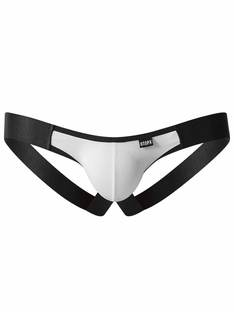 Men's Colorblocked Ice Silk Jockstrap