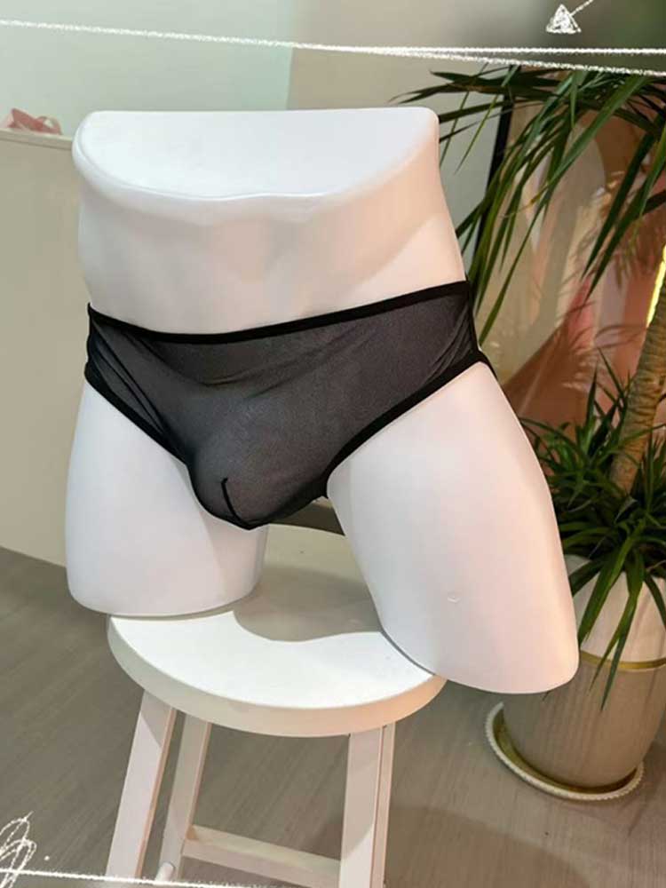 Men's Sexy Low-Rise Mesh Chain Jockstrap