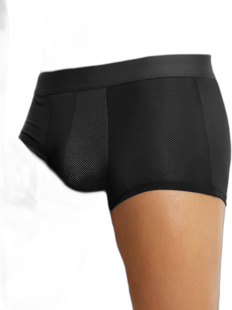 4 Pack Men's Thin Ultra Breathable Mesh Trunks