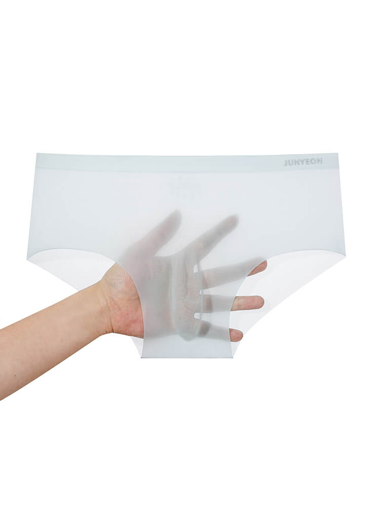 Men's Sexy Sheer Breathable Nude-Feel Ice Silk Briefs