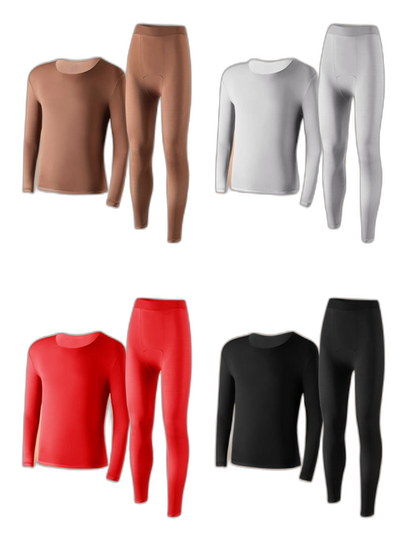 Men's Skin-Friendly Ultra-Thin High-Elastic Anti-Static Thermal Base Layer Tops & Bottoms