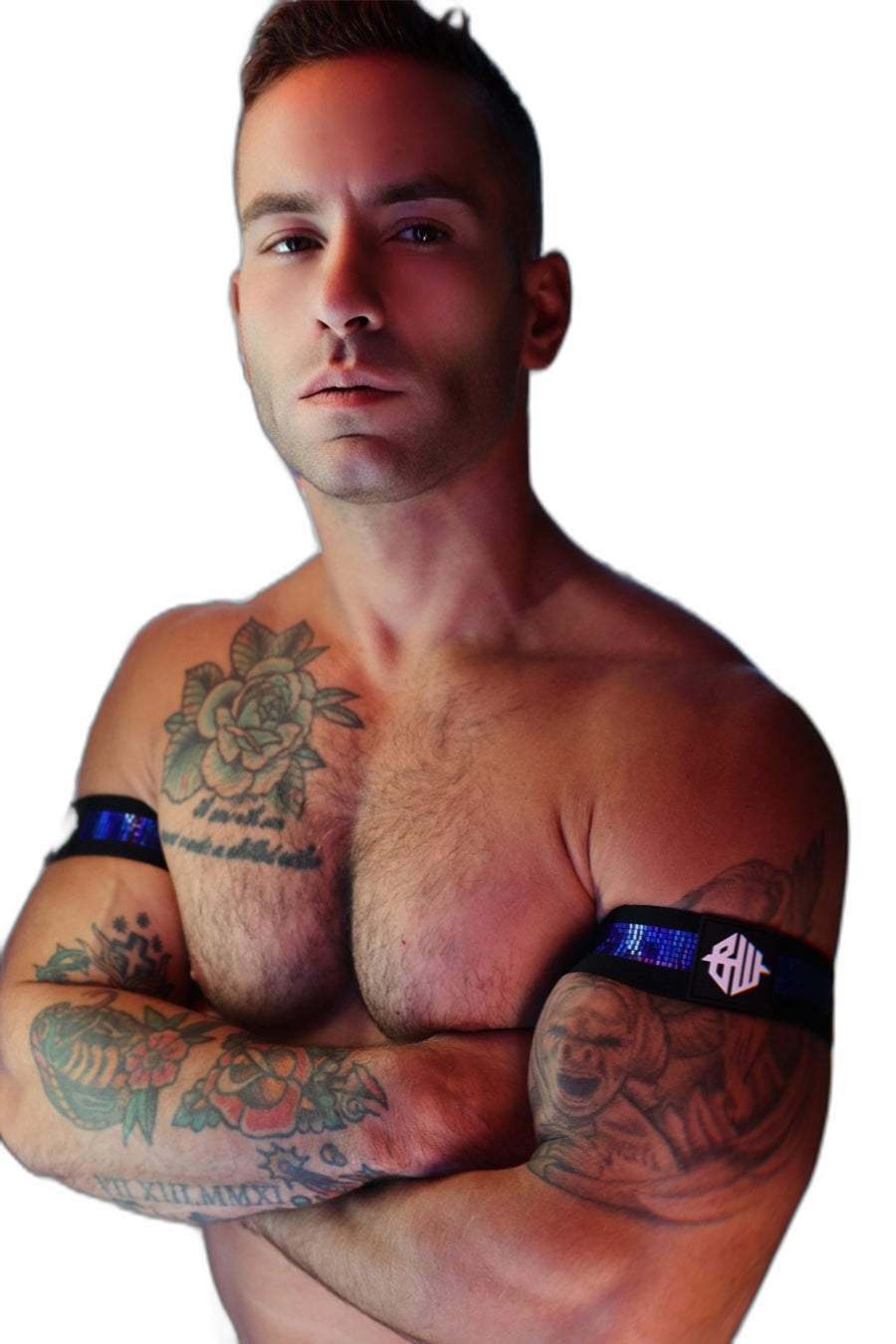Breedwell Illuminator Armbands Blue Holo