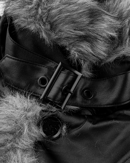 Reversible Faux Fur & Faux Leather Jacket