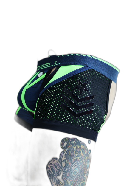 Breedwell Cockpit Chap Jock Neon Green