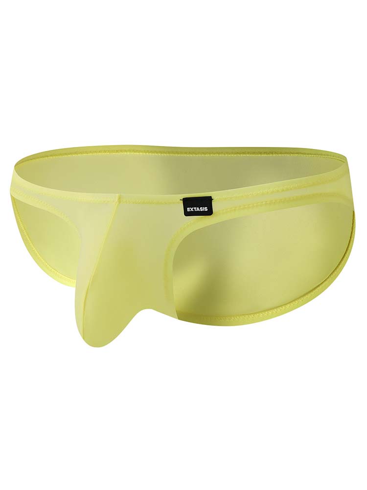 Men's Sexy Solid Color U-Convex Pouch Tight Briefs