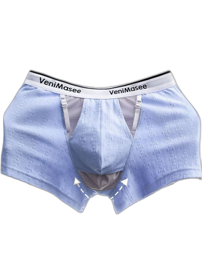 Men's Premium Soft Cotton Pouch Comfort & Breathability Lift System Trunks